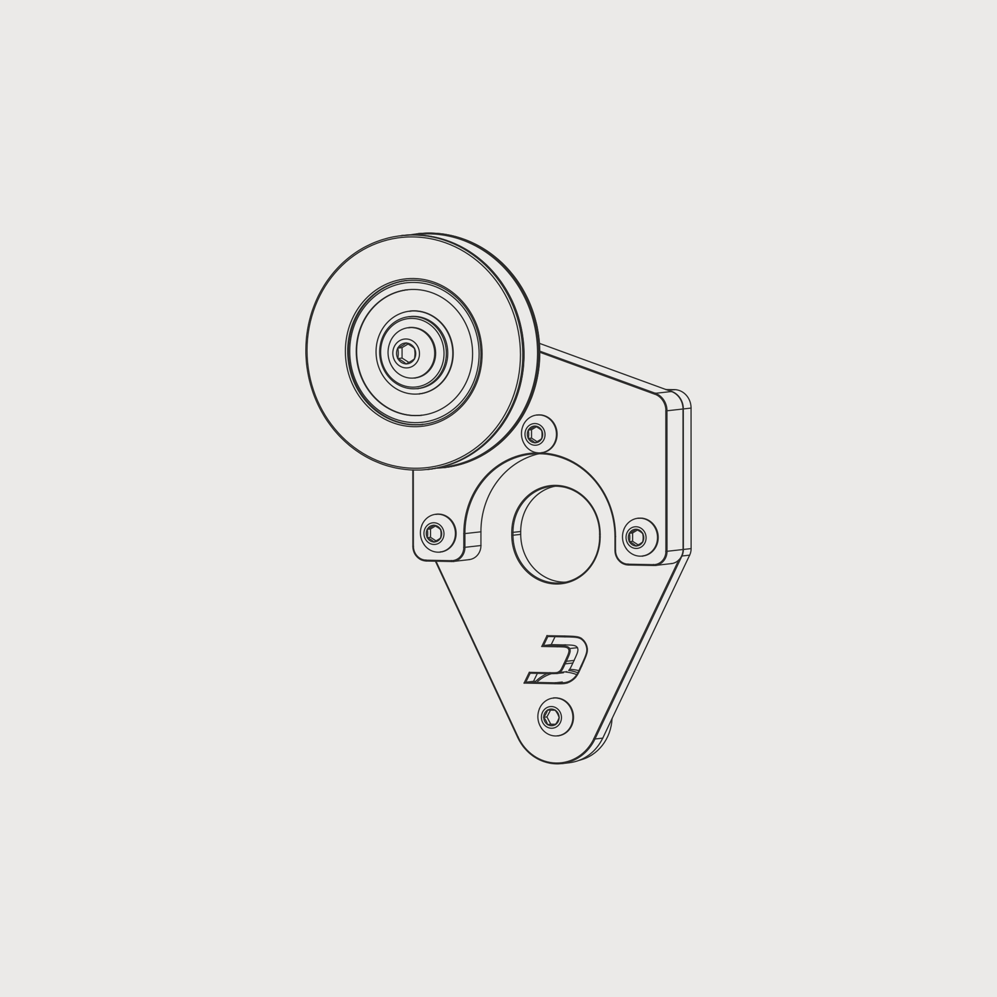 Single Pulley Mount
